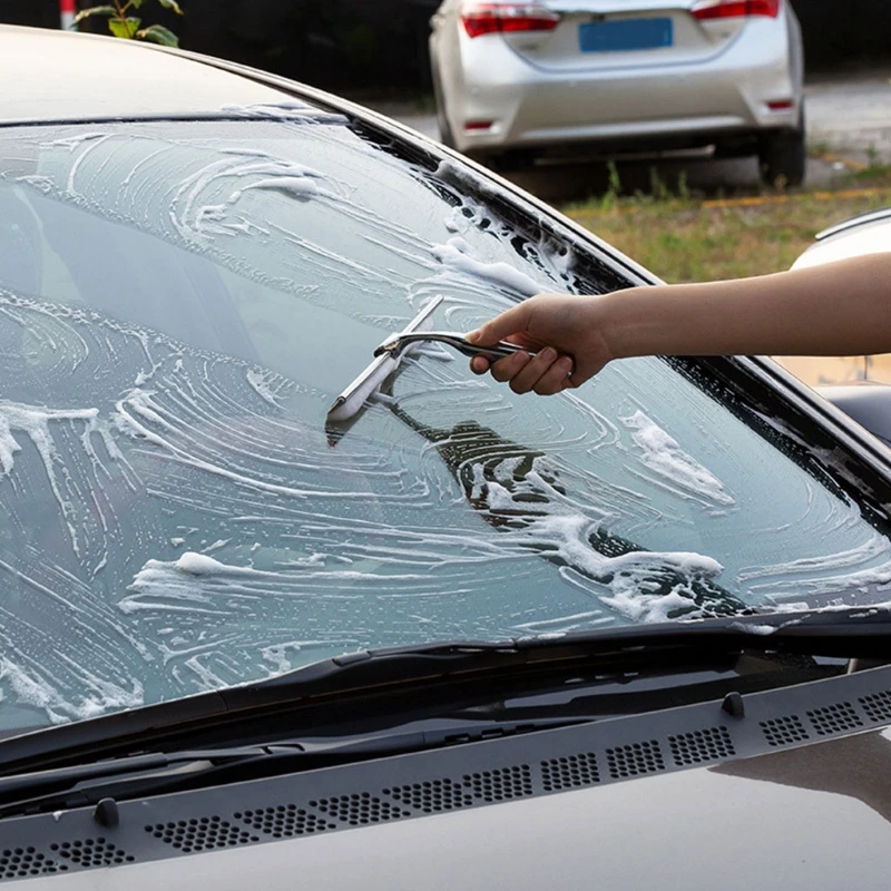 Скребок для оконных стекол очиститель душа ванной комнаты зеркало резиновый