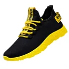Мужские кроссовки для бега 40 #, дышащая Спортивная модная повседневная легкая обувь, кроссовки из амортизирующей сетки большого размера