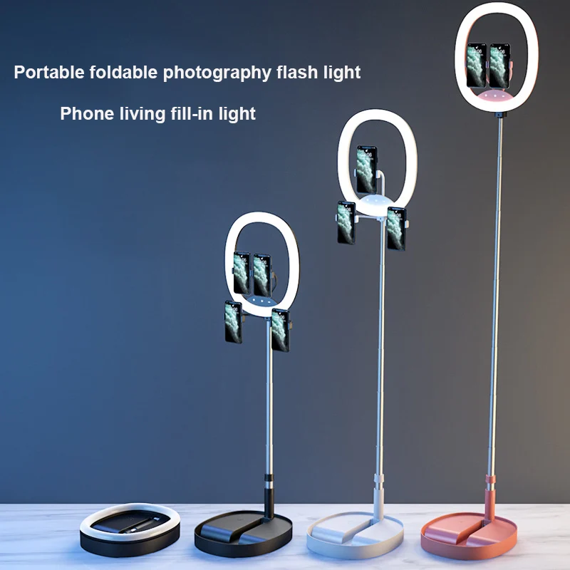 

Photography Photo Studio Foldable Extension 7200mA Flash Selfie Light Phone Living Desktop Photographic Ring Light