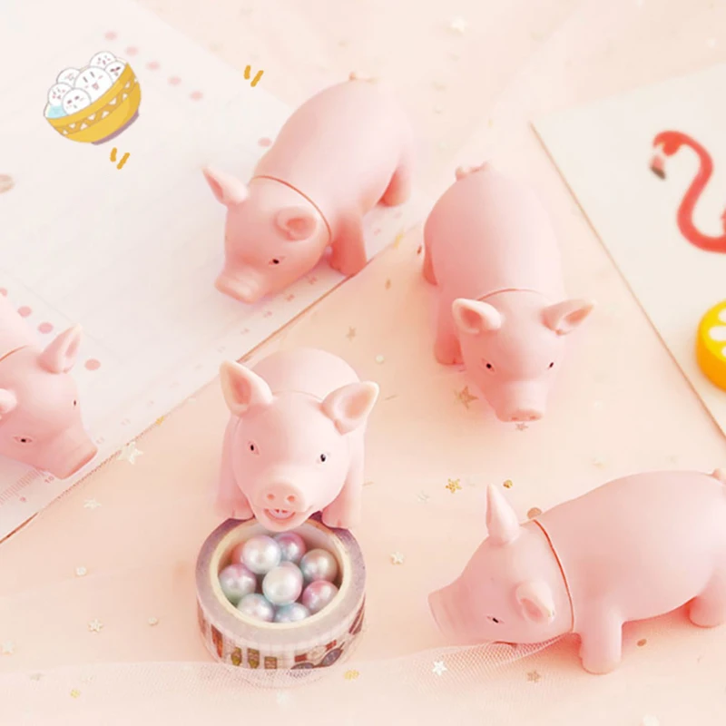 Snailhouse 2019 Лидер продаж 3 шт./комплект Милая мультяшная мини Розовая Свинья