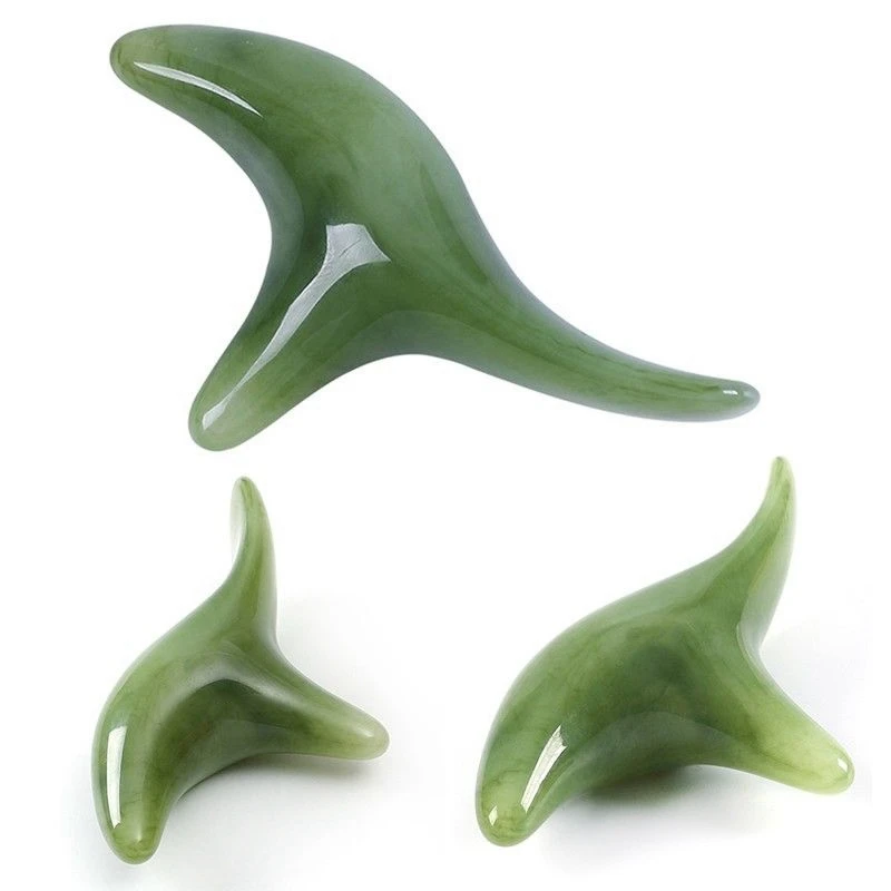 Натуральный зеленый пчелиный воск для лица гуаша тройной колышек тела ног