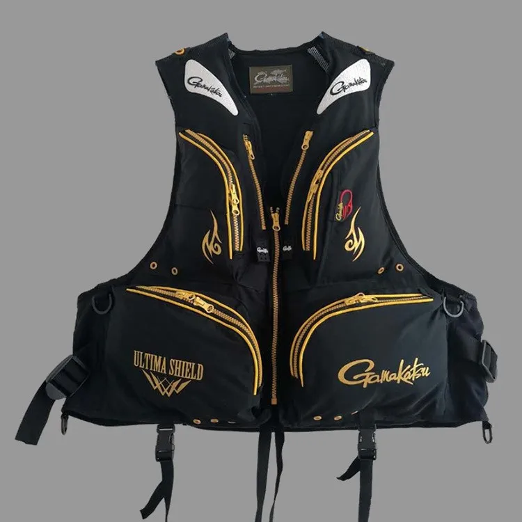 

2021 Men Life Jacket Outdoors Leisure Buoyancy 120 Kg Vest Fishing Vest Sports Multi-function Breathable Fishing Vest