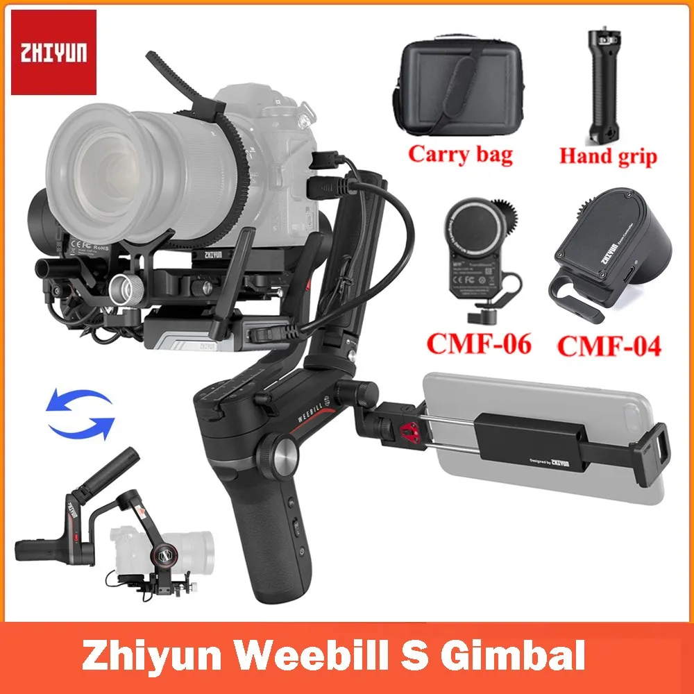 كاميرا Zhiyun weebell S مدمجة مع مثبت انحراف لكاميرا DSLR بدون مرآة سوني A7M3 A7III A7R3 نيكون Z6 Z7 باناسونيك GH5 GH5s كانون