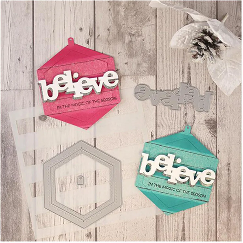 Слова поверить металлический Трафаретный вырубной штамп Трафареты набор сделай