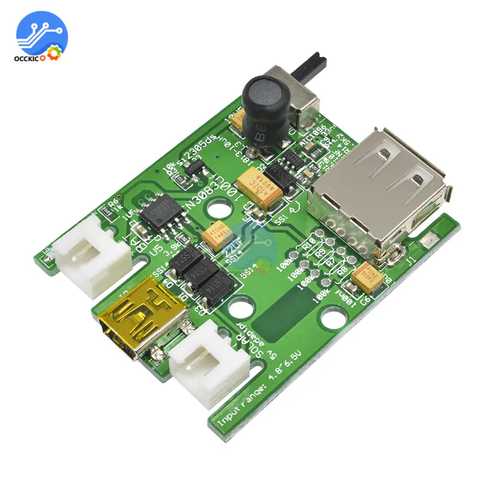 BMS 3.7V USB Lithium Battery Solar Charging Module Controller Board Power Bank Charger Accessory CN3083 Control | Электроника