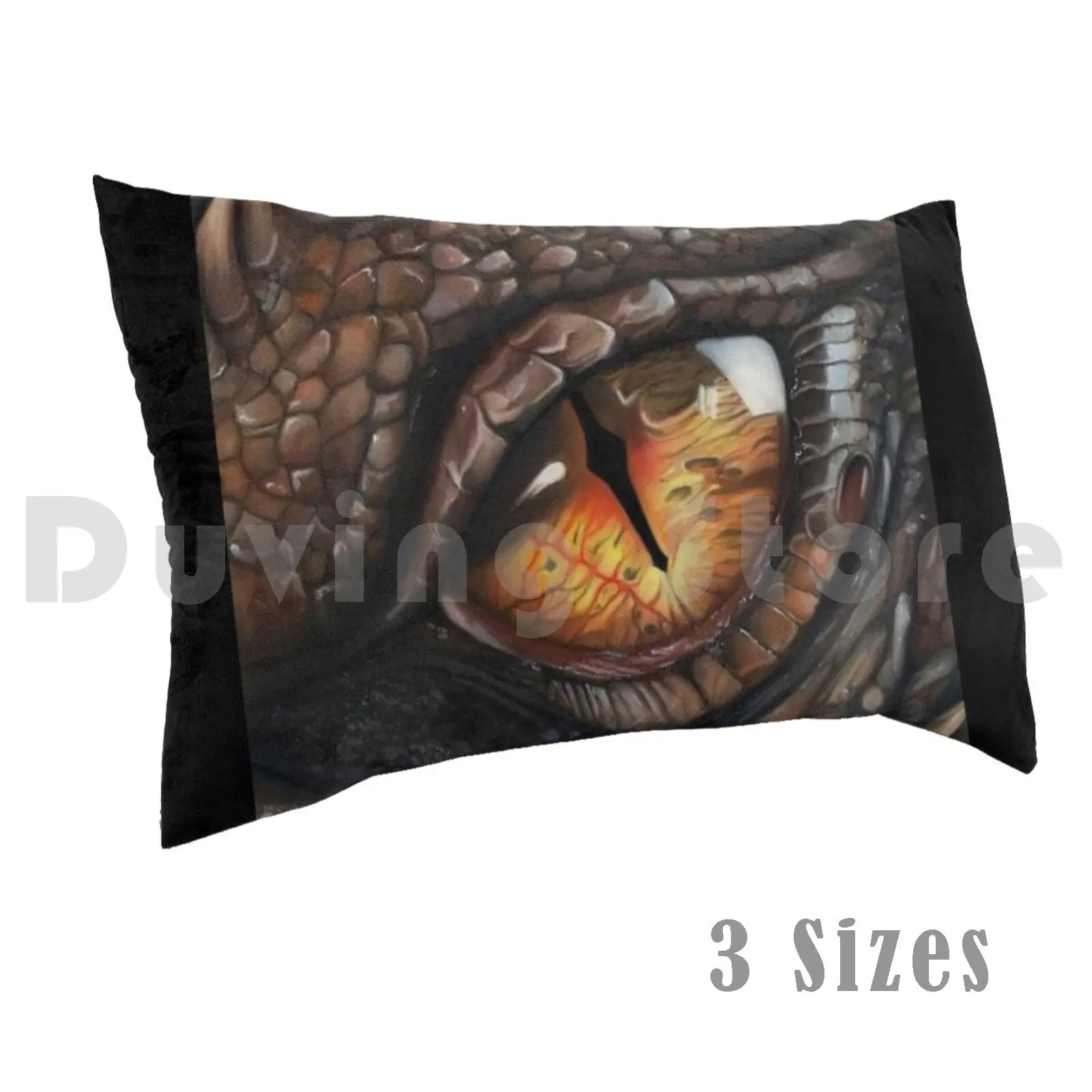 

Dragon Eye Pillow Case Printed 50x75 Dragon Eye Fantasy Pupil Iris Slot Dandruff Smaug Drogon Makes Magic