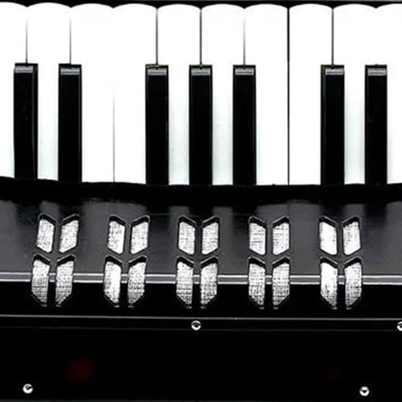 

17 Keys Mini Accordion Bass Educational Musical Instrument Rhythm Toy Cadence Band for Kids Children Adults Gift