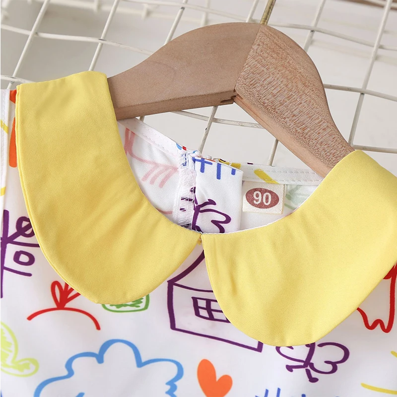 Платье для девочек летнее без рукавов с единорогом | Детская одежда и обувь