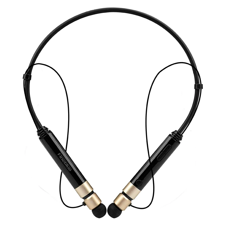 Fineblue FD600i беспроводной NFC auriculares Bluetooth стерео гарнитура наушники анти потеря вибрации голосовые подсказки спортивные наушники - Цвет: Black Gold no box