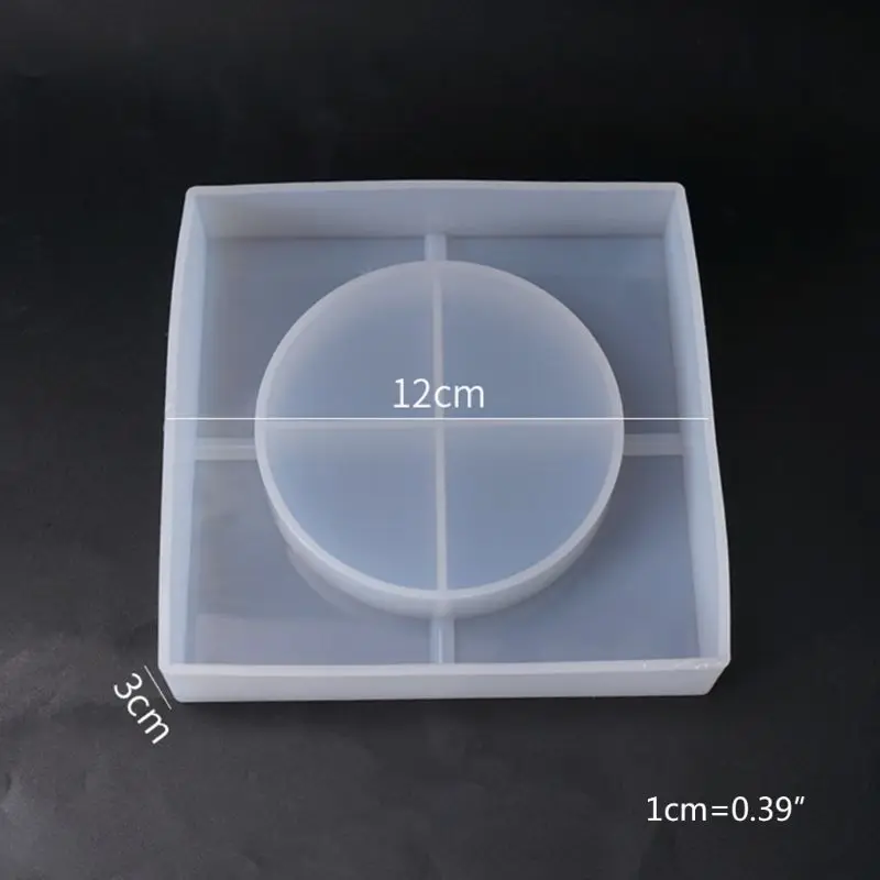 

New Square Ashtray Molds DIY Crystal Epoxy Mold High Mirror Silicone Mould Crafts Decorations Making