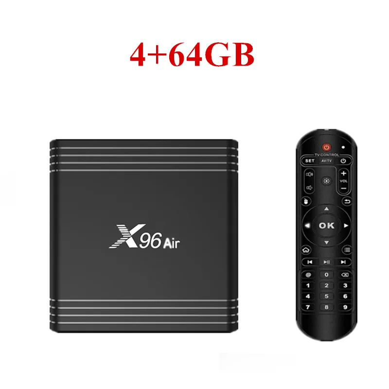 x96 air 4 64GB X96 Air tv BOX Android 9,0 Amlogic S905X3 телеприставка 4 Гб 64 ГБ 32 ГБ wifi 4K 8K 24 кадров в секунду Netflix X96Air 2 Гб 16 Гб телеприставка мини-приставка - Цвет: x96 air 4 64GB