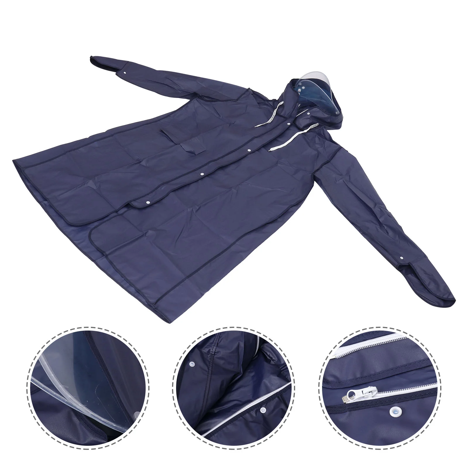 

Reusable Raincoat Fashion Thicken EVA Rain Poncho Outdoor Waterproof Raincoat Outdoor Rainwear for Climbing Travel Adult (