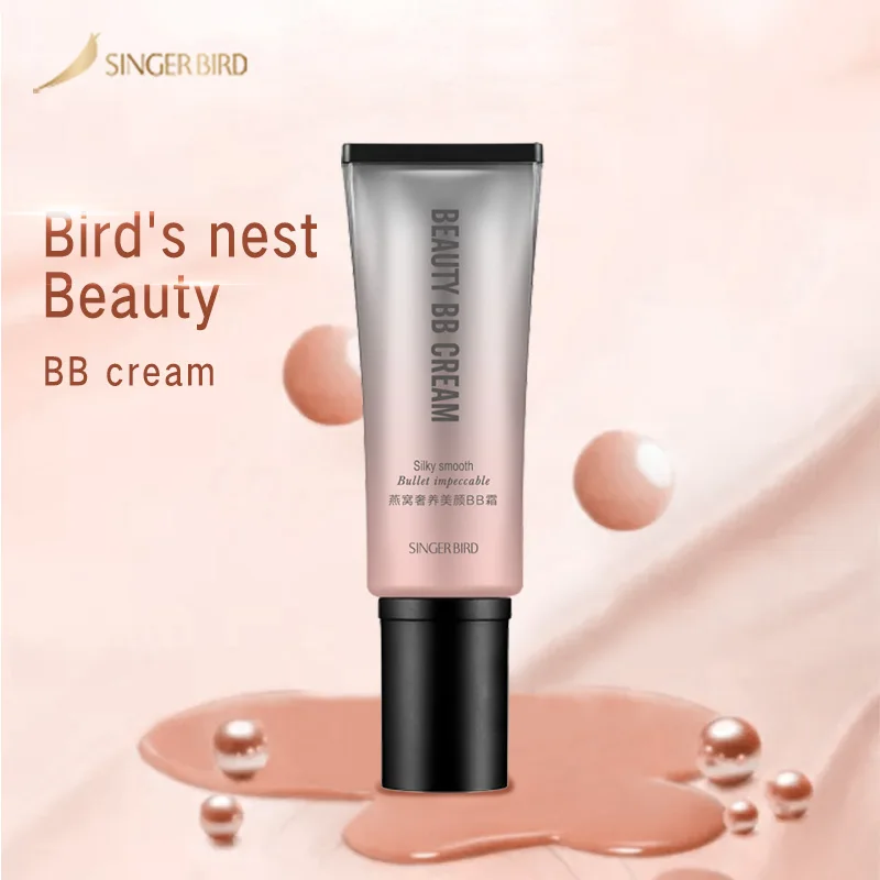 

SINGERBIRD 7in1 Beauty Make Up BB Cream Foundation Concealer Whitening Base Primer Face Makeup Bird's Nest Essence Brightening