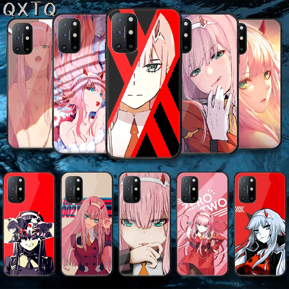

DARLING in the FRANXX 02 Tempered Glass Mobile Phone Bag Case Cover For Oneplus Oppo Realme Find X2 3 6 7 8 9 T Pro Nord Gt Neo