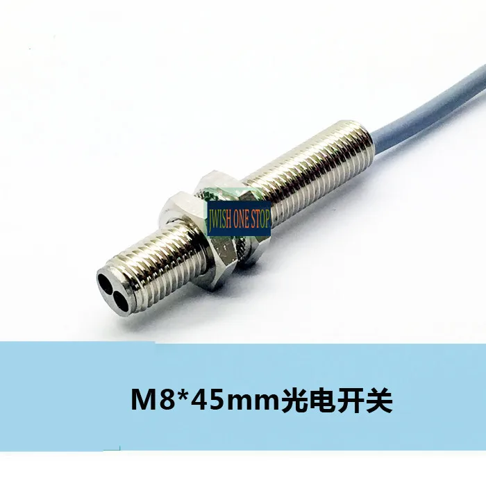 

M8 on the radio-type sensing distance 2000mm adjustable NPN / PNP photoelectric proximity switch sensor 10-30V length 45mm