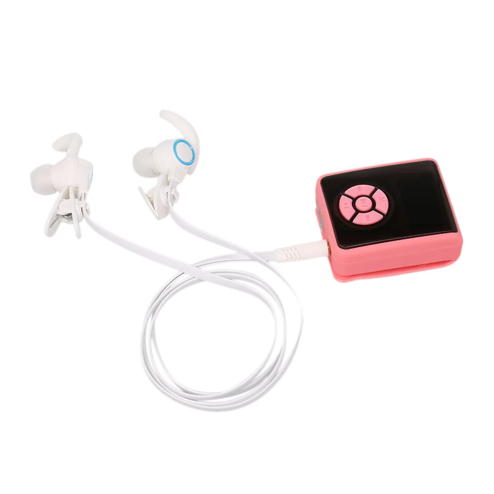 IPX7 Waterproof MP3 Player 4/8GB Music with Headphones FM Radio for Swimming Running Diving Support Pedometer | Электроника