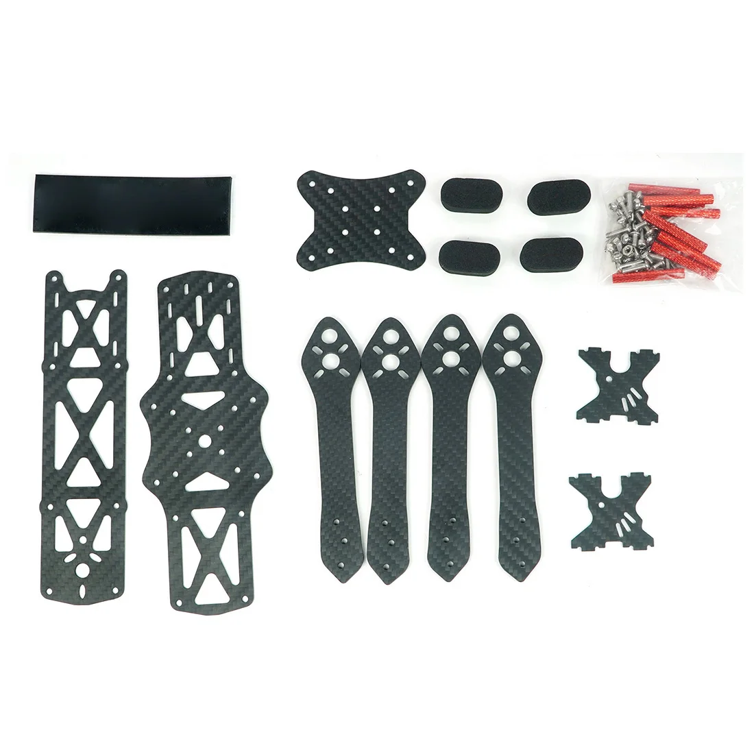 

JMT for Martian-II 2 220mm/ 250mm/ 215mm Wheelbase Arm Thickness Carbon Fiber Frame Kit For FPV Racing Drone Quadcopter Aircraft