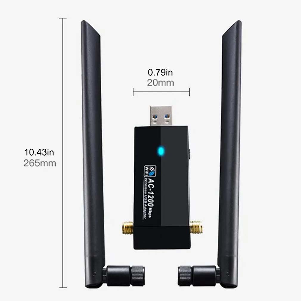 USB Wireless Network Card Transmitter Adapter M11200S-1200M Driver-free Dual-frequency 5GHZ | Компьютеры и офис