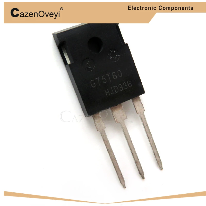 

10pcs/lot IGW75N60T G75T60 IGBT 600V 150A 428W TO-247-3 In Stock