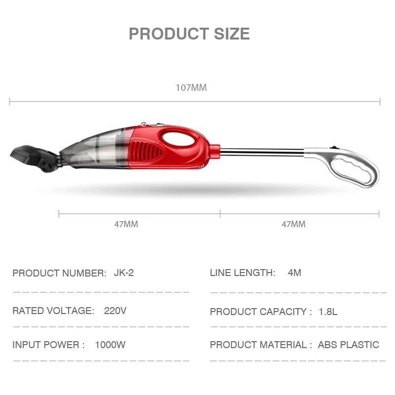 

Portable Handheld Vacuum Cleaner Multifunction Household Car two-in-one Vacuum Aspirateur 220V Small Volume Large Suction