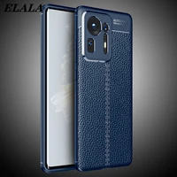 for xiaomi mi mix4 case shockproof litchi grain phone cover for etui xiaomi mix 4 soft tpu ultra thin leather texture back coque
