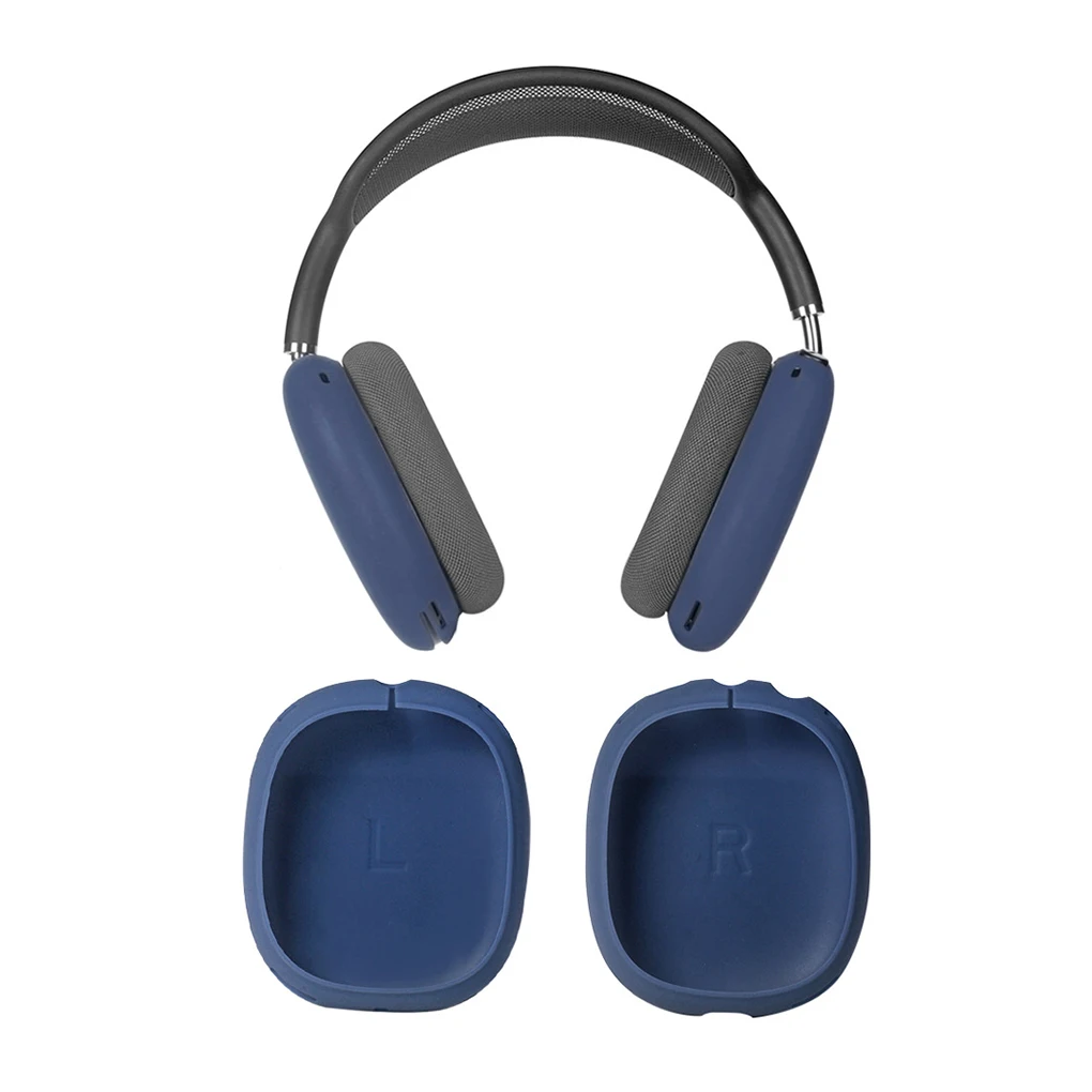 

2pcs Earphone Cover Bluetooth Headphone Protector Headset Silicone Guard Replacement for Airpods Max