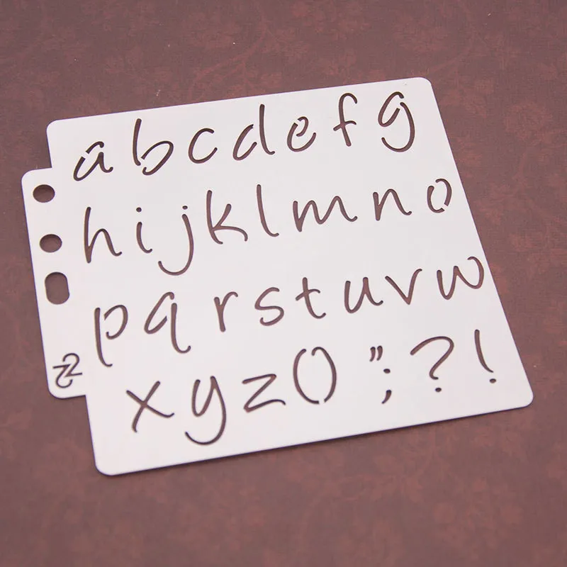 Нижний корпус букв Пластиковая форма щит Сделай Сам торт Скрапбукинг трафареты