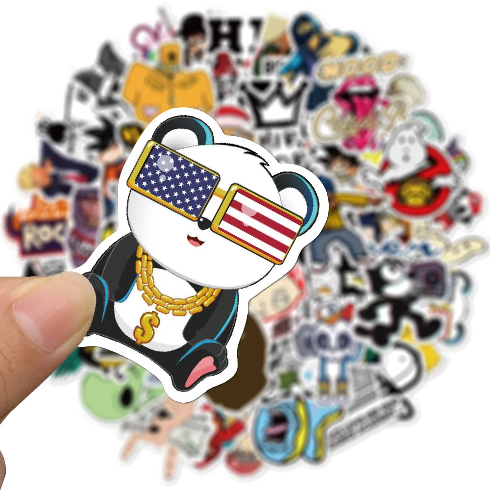 

10/30/50/100PCS Rock Hip hop Graffiti Stickers DIY Skateboard Fridge Guitar Laptop Luggage Cool Waterproof Decals Sticker Kids