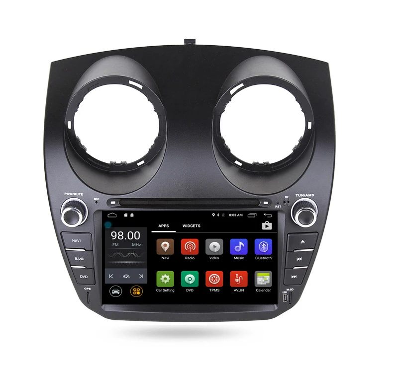 7 дюймов в тире Автомобильный dvd плеер на основе Android с GPS 3G/WI FI/BT ТВ DVR OBD аудио Радио