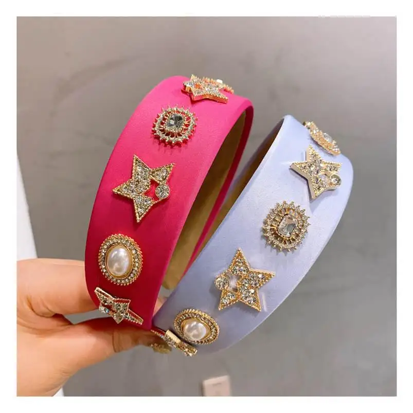 

Boutique diamond women headbands rhinestone girls headbands women fashion headbands hair accessories for women hair sticks