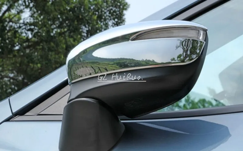 2 предмета хром заднего вида для боковой двери зеркала протектор Mazda CX5 2015-2016 |