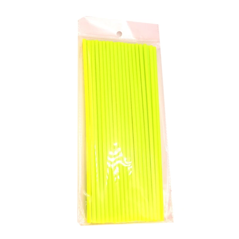 

36 шт./компл. красочные оболочки для спиц, протектор для обода колеса, украшение для мотоцикла, велосипеда, простая установка