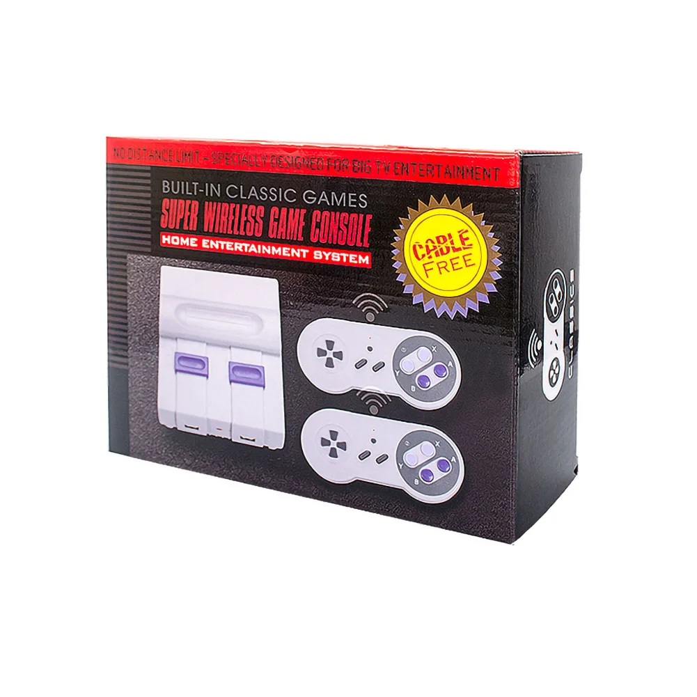 Mini Handheld TV Video Game Console Dual 2.4G Wireless Controller Retro Player Built-in 500 Classic Games US/EU Plug | Электроника