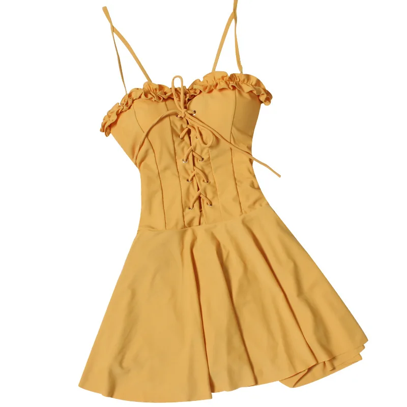 Женский купальник в Корейском стиле Ins Новый Цельный для похудения