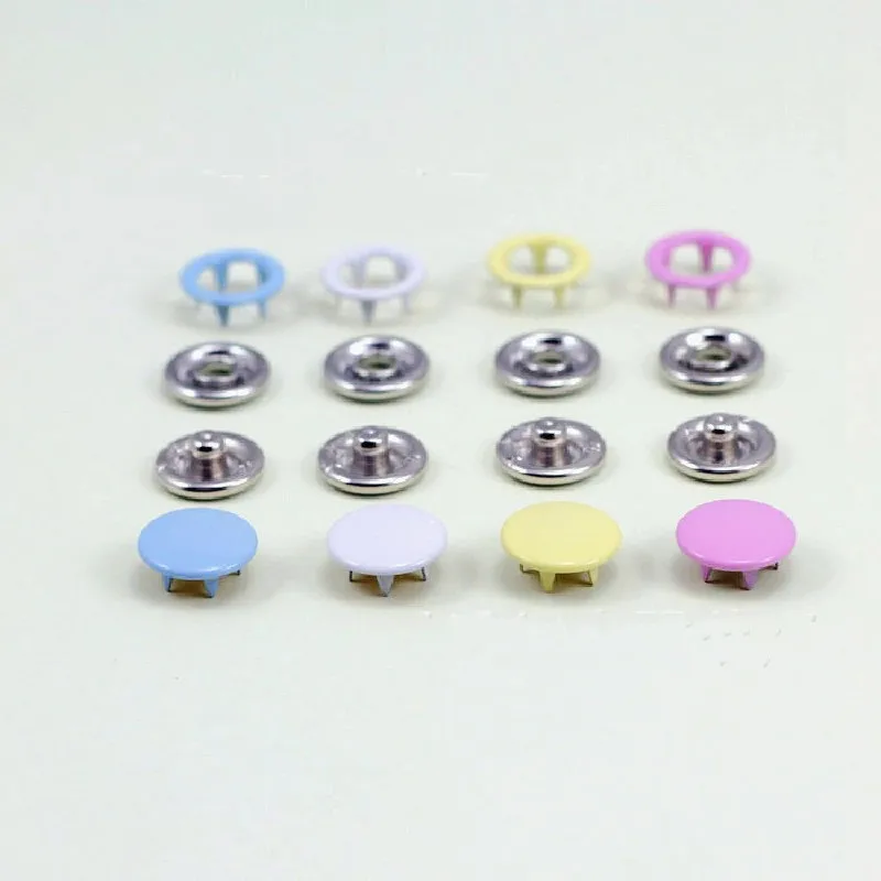 Разноцветные однотонные полые пуговицы 4 цвета 100 комплектов 1 см сделай сам