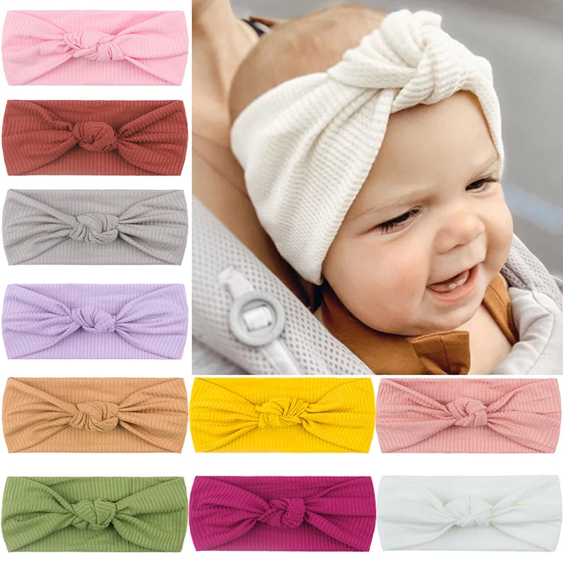 

Children's Hair Bands Baby Hair Accessories Threaded Hair Bands Knotted Hair Bands Cute Wide Hair Bands Colorful Headwear