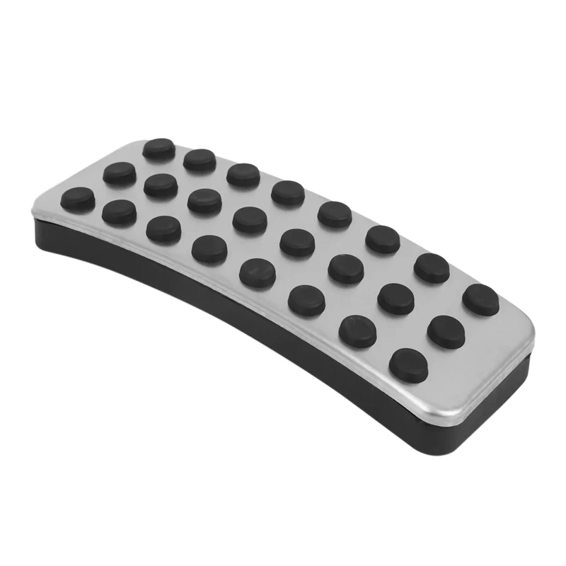 Серебряная Автомобильная колодка для педали тормоза из нержавеющей стали 1