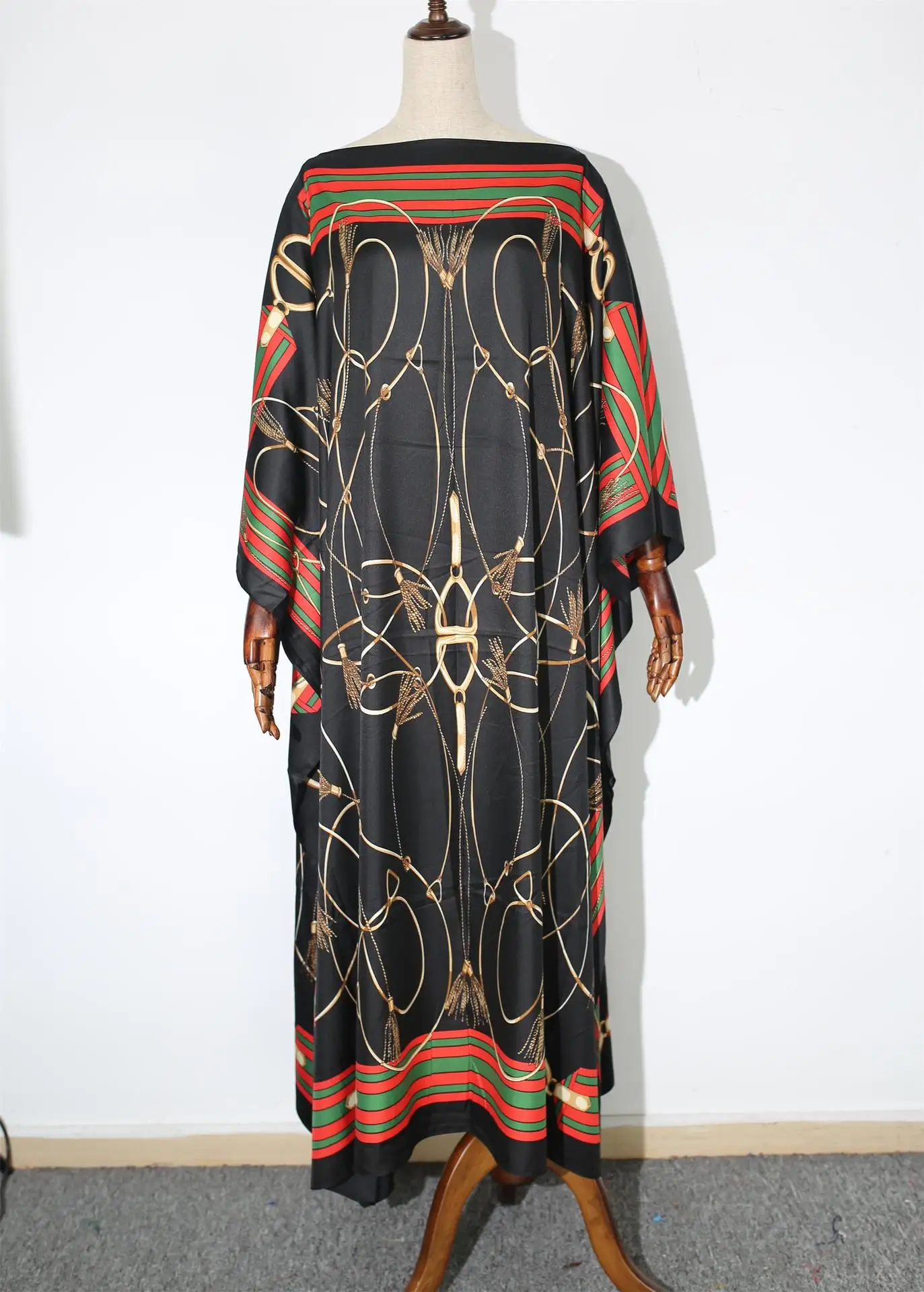 Африканские платья для женщин 2020 Популярные атласные шелковые летние женские в