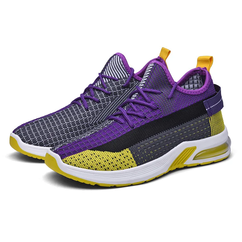 Flying Weave Women Sneakers Platform Sports Luxury Designer color match Breathable Mesh Casual Shoes lace up Running Shoe 2hb6 | Обувь