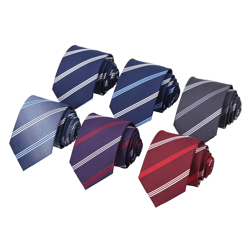 

Male 6cm Slim Tie Bussiness for Man Formal Party Striped Jacquard Wedding Necktie Narrow Classic Corbata Neckwear Gravata