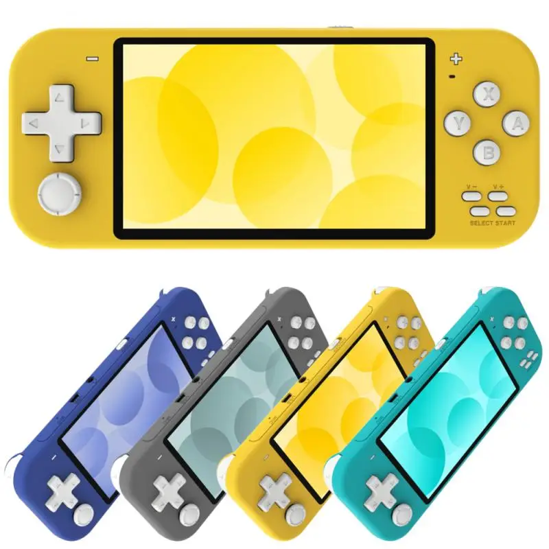 2021 New X20 Mini Retro Handheld Game Player 4.3 Inch Screen 8GB Dual Open Source System Portable Pocket Mini Video Game Console