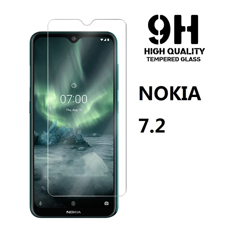 Высокоглиноземистый закаленное Стекло для Nokia 7 2 6 4 с уровнем твердости 9H
