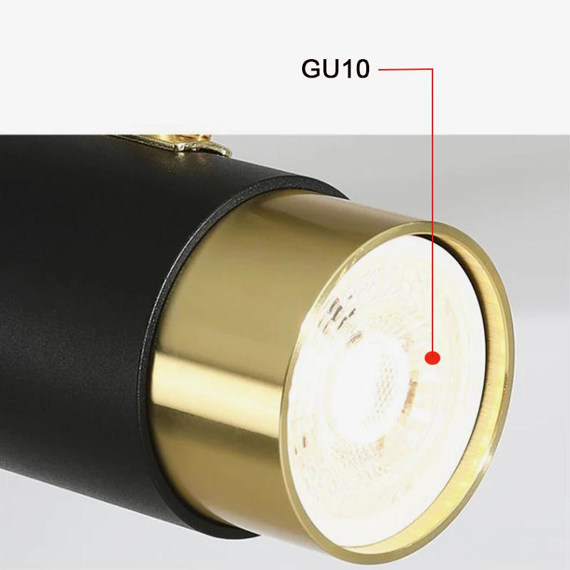 Светодиодный Трековый светильник GU10 лампочка Точечный для кабинета свободно