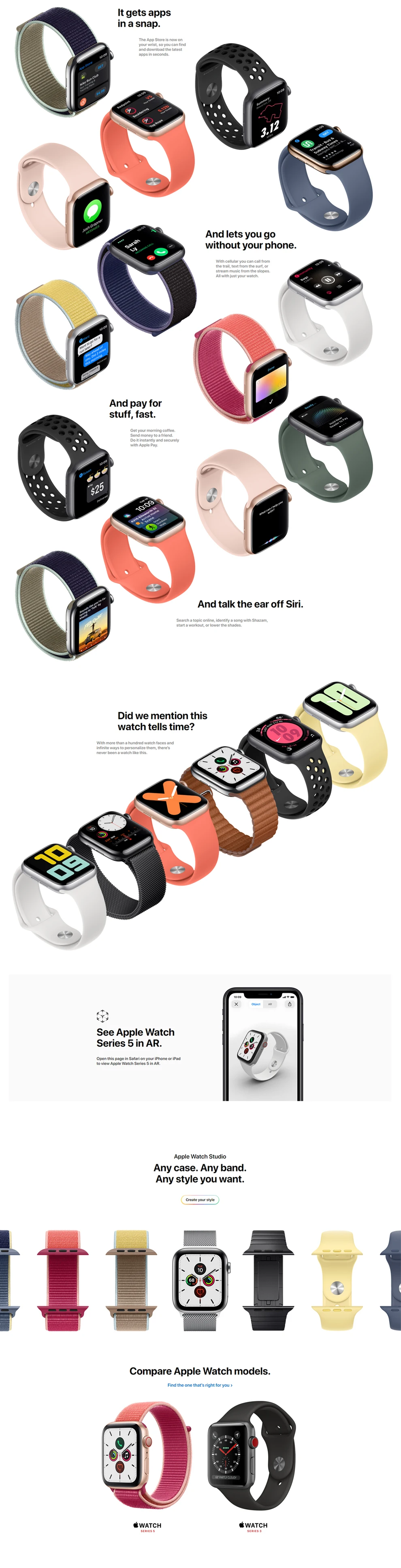 PanTong Apple Watch Series 5 40 мм алюминиевый чехол со спортивным браслетом, спортивные Смарт-часы для телефонов Apple, авторизованные онлайн-продажи