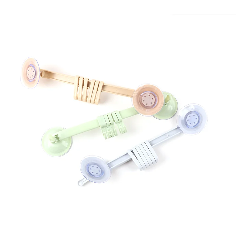 wall vacuum rack suction cup 6 hooks towel bathroom kitchen holder sucker hanger cabinet cupboard hanger frame holde rack free global shipping