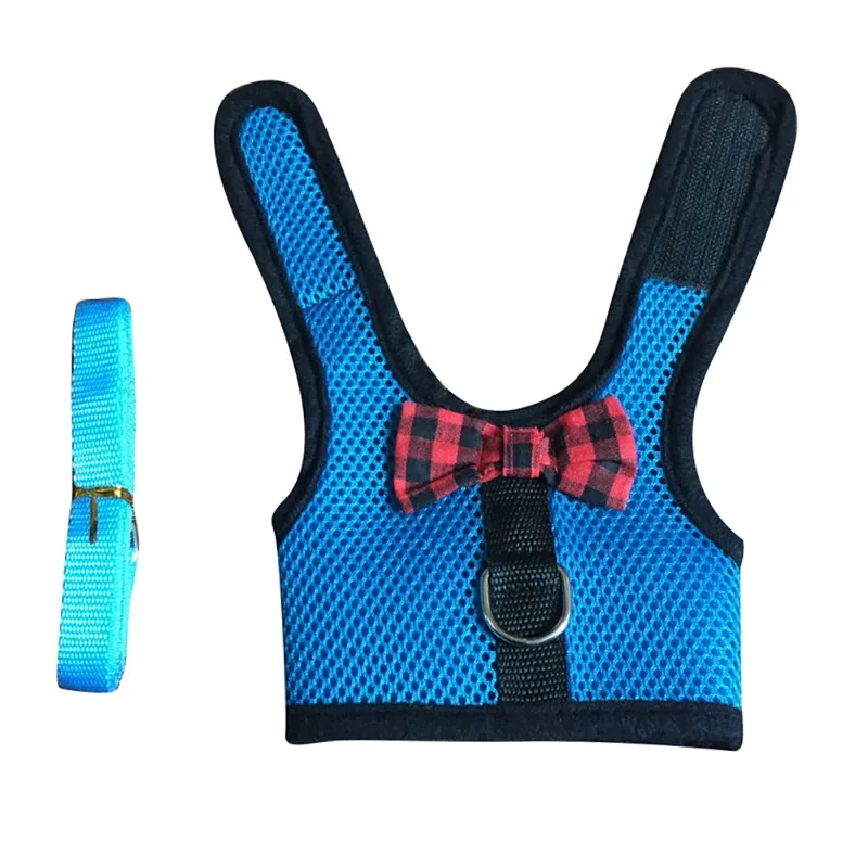 Маленький питомец жилет поводки костюм Питомца Кошка Щенок Кролик Хомяк Набор