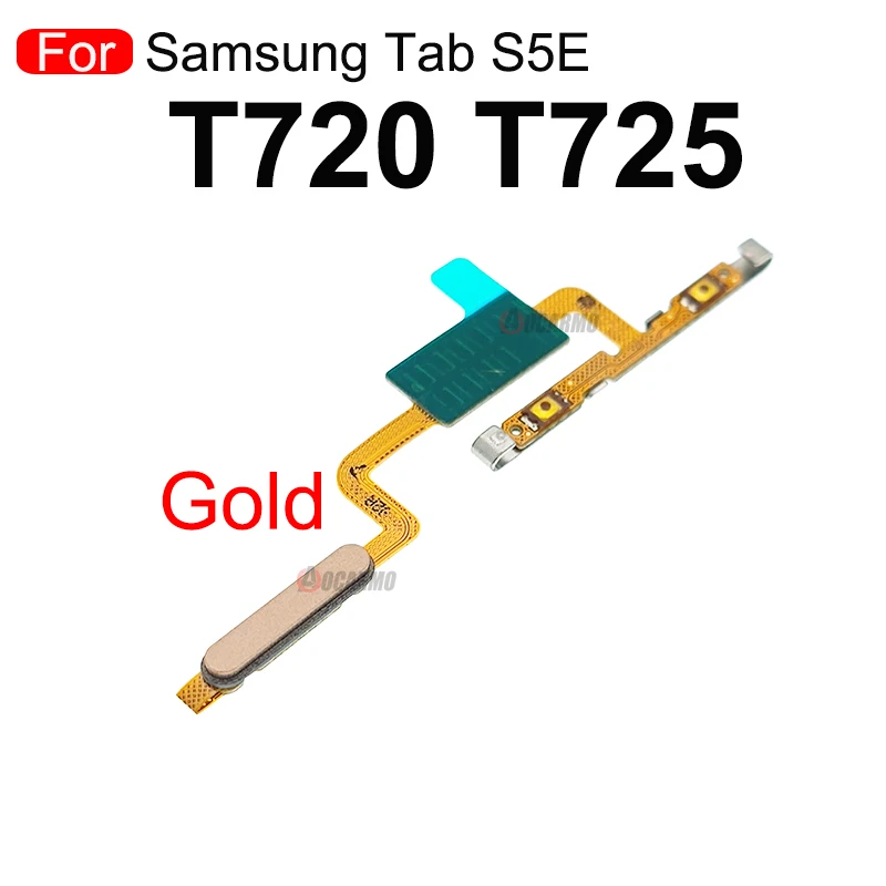 Кнопка включения/выключения питания для Samsung Galaxy Tab S5E T725 T720 кнопка домой с