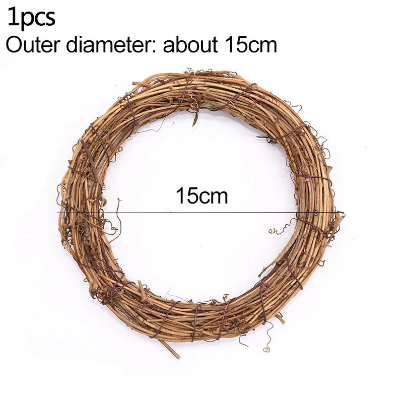 1pcs-15cm 10-40 см золотое железное металлическое кольцо, венок, гирлянда, сделай сам, настенная подвесная гирлянда, рождественские, свадебные украшения, металлические кольца - Цвет: 1pcs-15cm