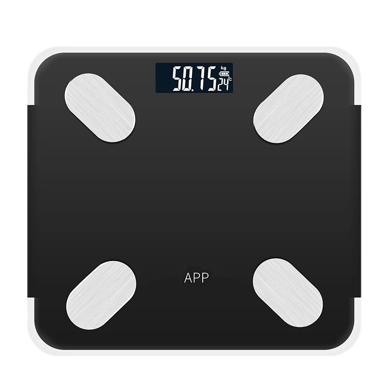 Перезаряжаемый Bluetooth APP Android IOS смарт человеческое тело электронные весы