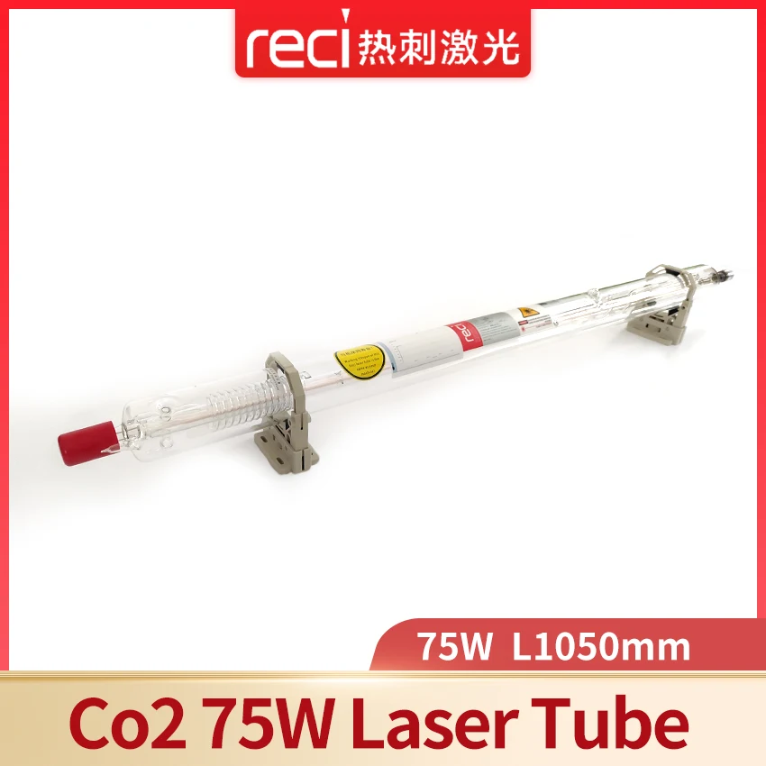 

Co2 Laser Tube 75W 1050*80mm for Co2 Laser Engraving/Cutting Machines